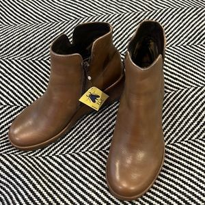 NWT - Fly London Brown Booties